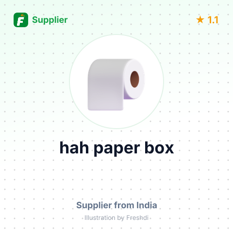 hah paper box – summary card, no photo uploaded yet