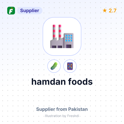 hamdan foods – summary card, no photo uploaded yet