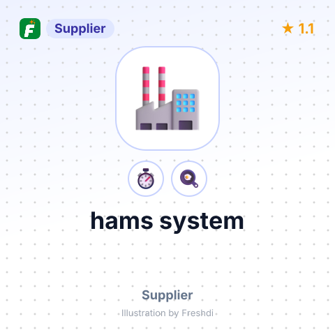 hams system – summary card, no photo uploaded yet