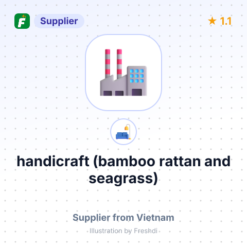 handicraft (bamboo rattan and seagrass) – summary card, no photo uploaded yet