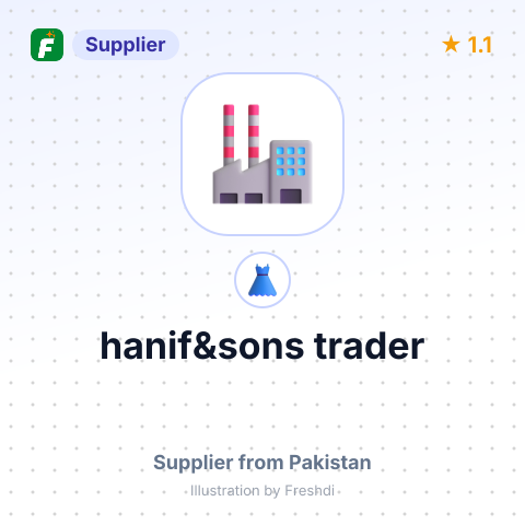 hanif&sons trader – summary card, no photo uploaded yet