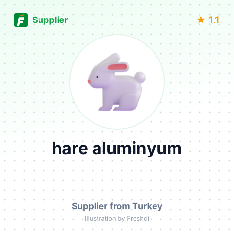 hare aluminyum – summary card, no photo uploaded yet
