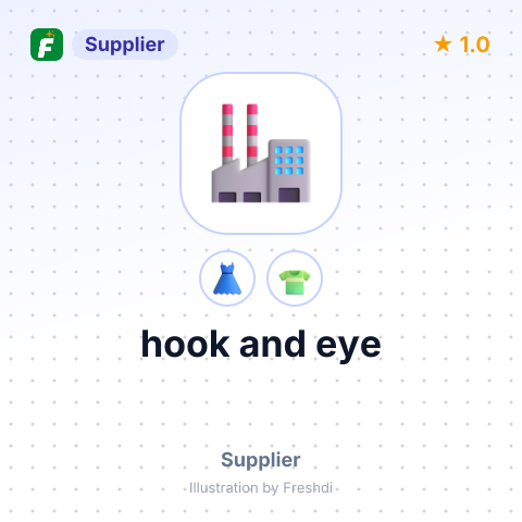 hook and eye – summary card, no photo uploaded yet
