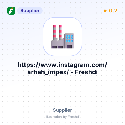 https://www.instagram.com/arhah_impex/ – summary card, no photo uploaded yet