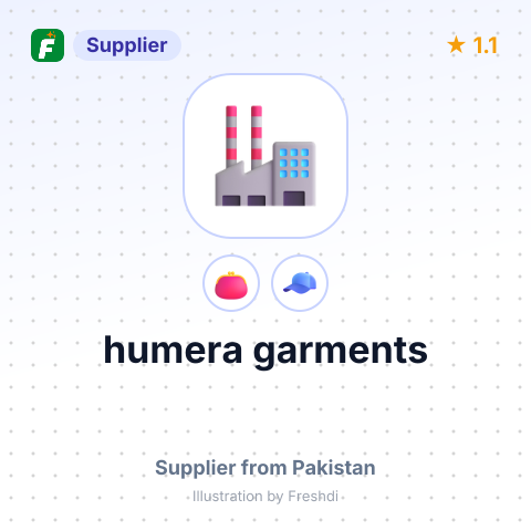 humera garments – summary card, no photo uploaded yet