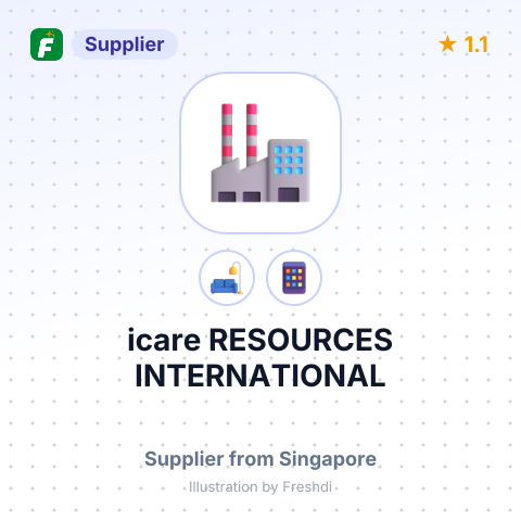icare RESOURCES INTERNATIONAL – summary card, no photo uploaded yet