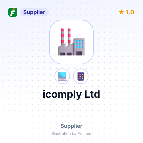 icomply Ltd – summary card, no photo uploaded yet