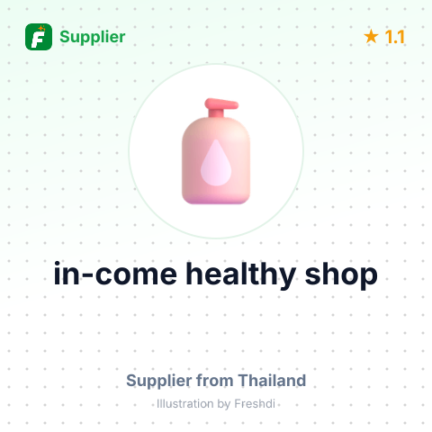in-come healthy shop – summary card, no photo uploaded yet