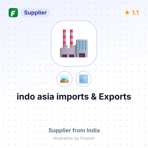 indo asia imports & Exports – summary card, no photo uploaded yet
