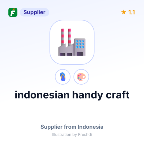 indonesian handy craft – summary card, no photo uploaded yet