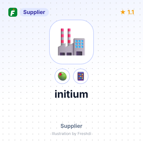 initium – summary card, no photo uploaded yet
