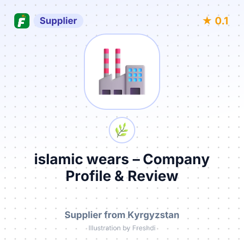 islamic wears – summary card, no photo uploaded yet