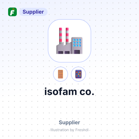 isofam co. – summary card, no photo uploaded yet