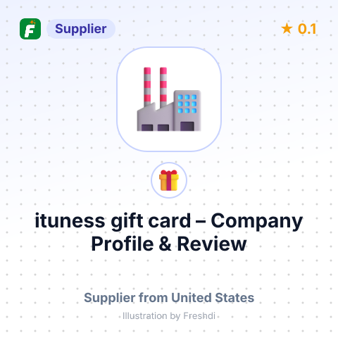 ituness gift card – summary card, no photo uploaded yet