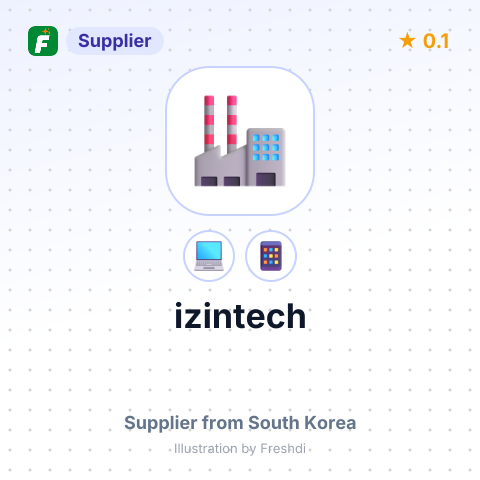 izintech – summary card, no photo uploaded yet