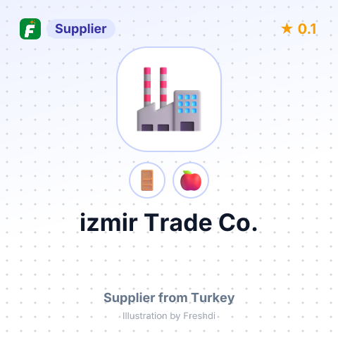 izmir Trade Co. – summary card, no photo uploaded yet