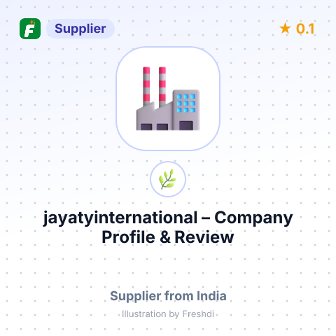 jayatyinternational – summary card, no photo uploaded yet