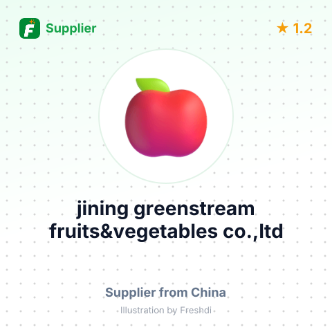 jining greenstream fruits&vegetables co.,ltd – summary card, no photo uploaded yet
