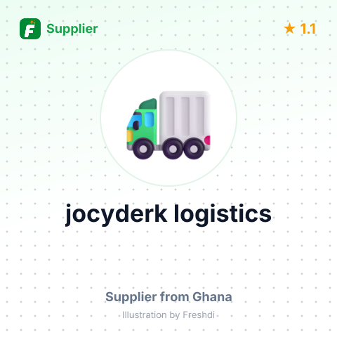 jocyderk logistics – summary card, no photo uploaded yet