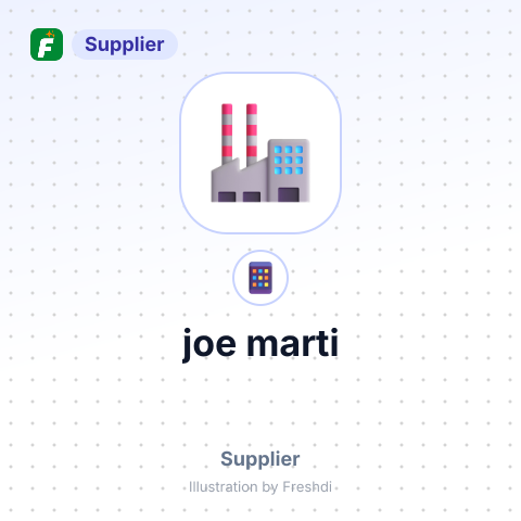 joe marti – summary card, no photo uploaded yet