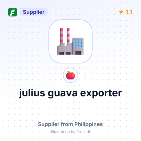 julius guava exporter – summary card, no photo uploaded yet