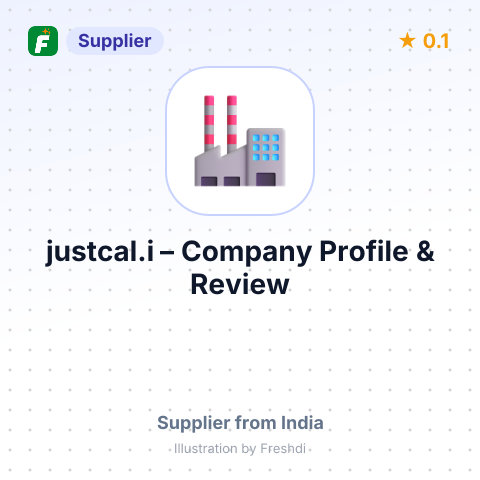 justcal.i – summary card, no photo uploaded yet