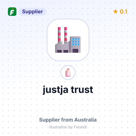 justja trust – summary card, no photo uploaded yet