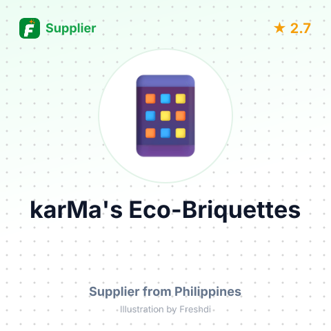 karMa's Eco-Briquettes – summary card, no photo uploaded yet