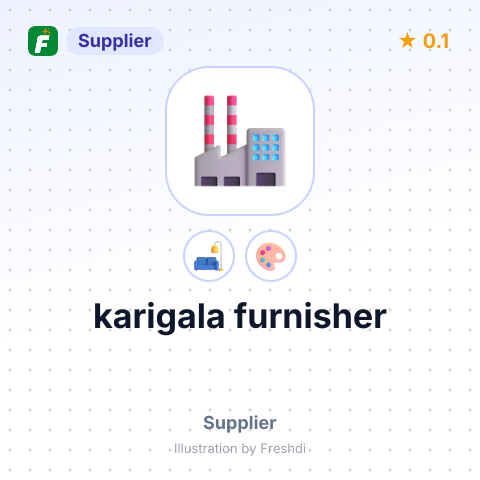 karigala furnisher – summary card, no photo uploaded yet