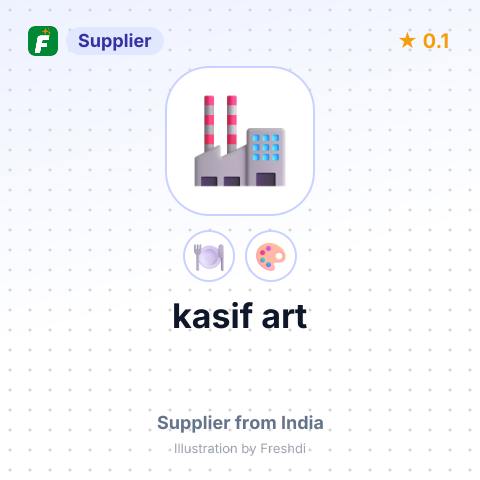 kasif art – summary card, no photo uploaded yet