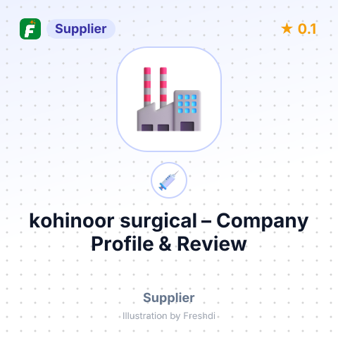 kohinoor surgical – summary card, no photo uploaded yet