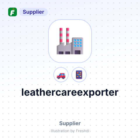 leathercareexporter – summary card, no photo uploaded yet