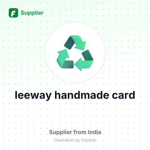 leeway handmade card – summary card, no photo uploaded yet