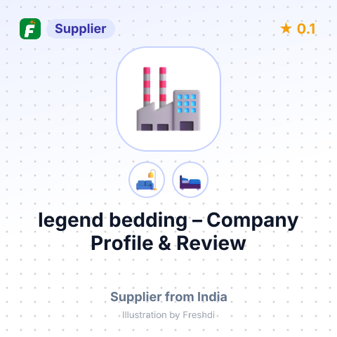 legend bedding – summary card, no photo uploaded yet
