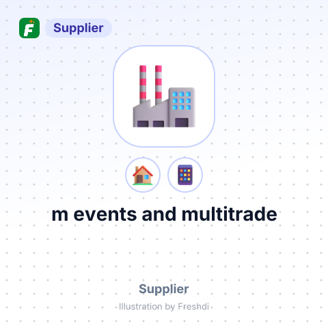m events and multitrade – summary card, no photo uploaded yet