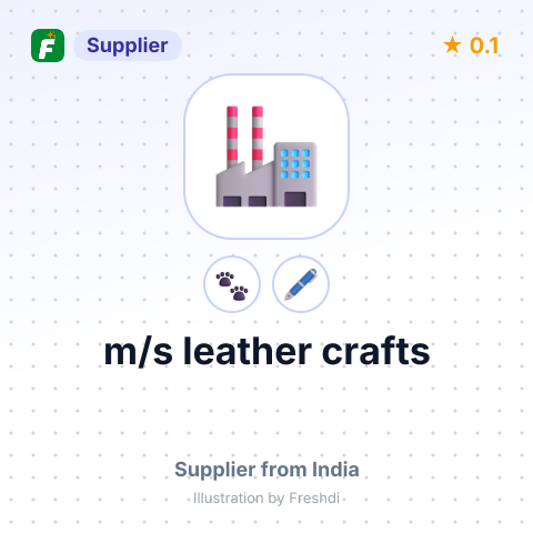 m/s leather crafts – summary card, no photo uploaded yet