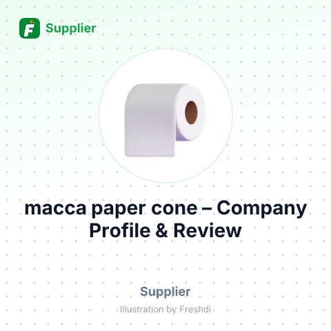macca paper cone – summary card, no photo uploaded yet