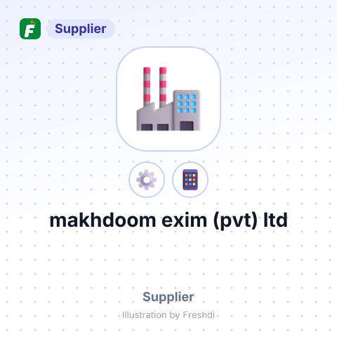 makhdoom exim (pvt) ltd – summary card, no photo uploaded yet
