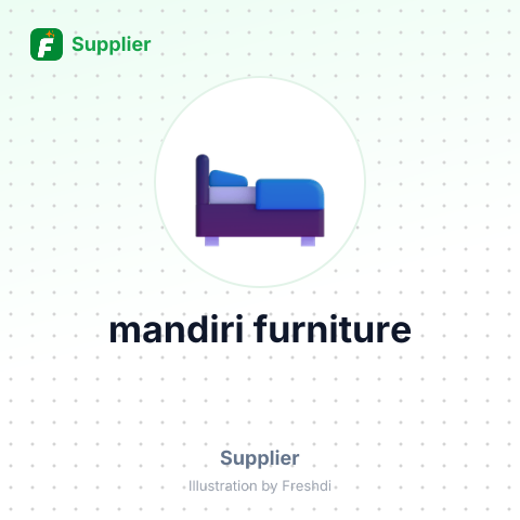 mandiri furniture – summary card, no photo uploaded yet