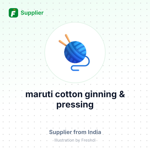 maruti cotton ginning & pressing – summary card, no photo uploaded yet