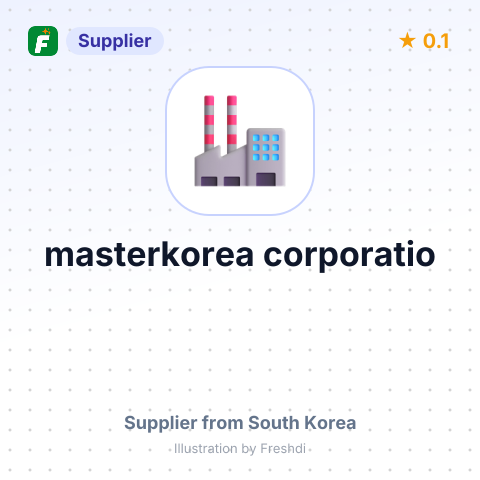 masterkorea corporatio – summary card, no photo uploaded yet