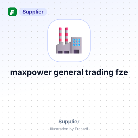 maxpower general trading fze – summary card, no photo uploaded yet