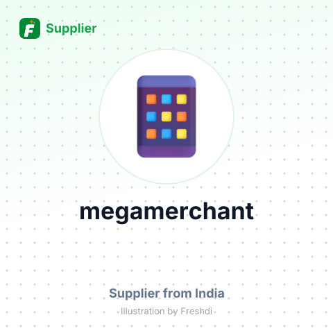 megamerchant – summary card, no photo uploaded yet