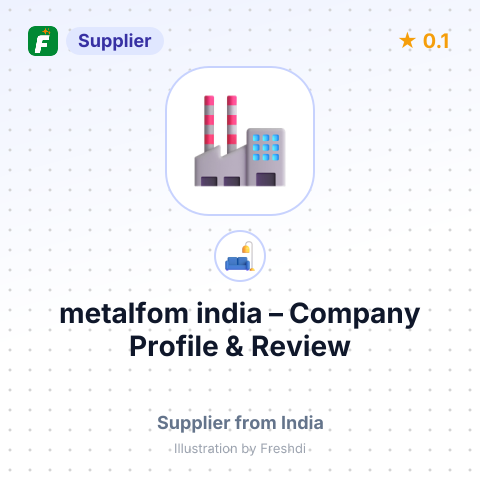 metalfom india – summary card, no photo uploaded yet