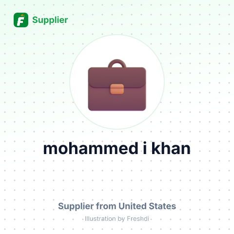 mohammed i khan – summary card, no photo uploaded yet