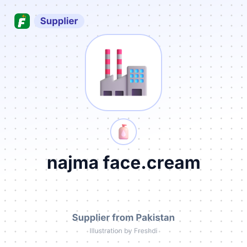najma face.cream – summary card, no photo uploaded yet