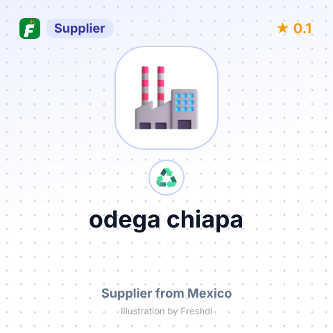 odega chiapa – summary card, no photo uploaded yet