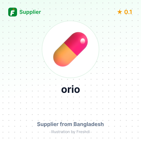 orio – summary card, no photo uploaded yet