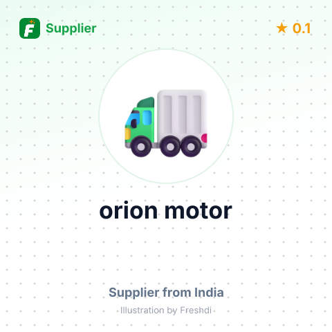 orion motor – summary card, no photo uploaded yet