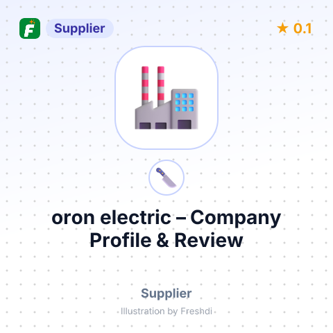 oron electric – summary card, no photo uploaded yet